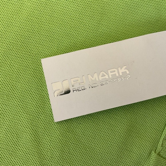 PJ Mark Mens 3XL Lime Green Short Sleeve Polo Shirt Cotton New With Tags - Picture 11 of 11